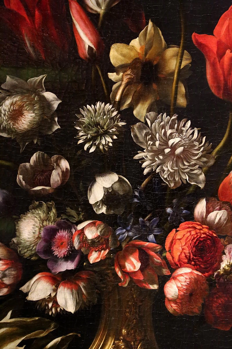 Vaso di fiori con stemma dei Medici e bacile di ceramica - Galleria degli Uffizi, Firenze